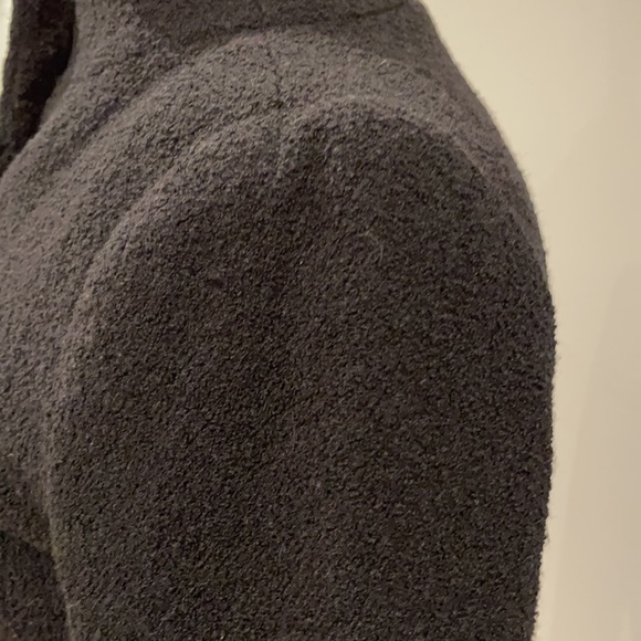 ISAAC MIZRAHI | BOUCEL BLACK COAT - Picture 4 of 9